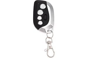 VBESTLIFE Uniwersalny pilot zdalnego sterowania do klonowania drzwi garażowych bramy elektrycznej - DC 6 V 433,92 MHz (czarny)