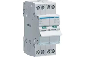 HAGER Interruptor modular, 4 polos, 32A