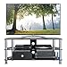 Produktbild 1home GT5 LCD-/Plasma-TV Rack Glas Tisch Ständer LCD Rack LED Tisch Fernsehtisch Schwarz Glas DREI Ablagen 37-70 Zoll
