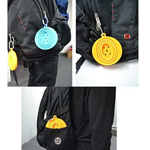 Kuke Faltbare Silikon Kaffee Dripper,Kaffeefilter Kegel,Compact Kaffee Dripper,Kaffee-Filter (Blau) - 8