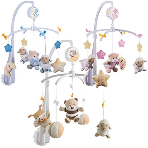 Musical Mobile for Baby Cot (0+) BUBU / PETRILLA / PETI (BROWN = BUBU)