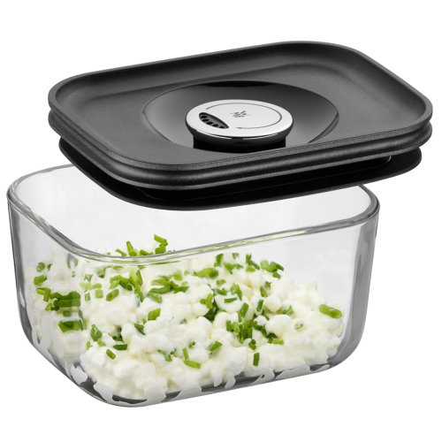 WMF Frischhalte- und Aufbewahrungssystem 13 x 10 cm Depot Fresh Cromargan Edelstahl rostfrei 18/10 Silikon spülmaschinengeeignet - 5