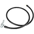 X AUTOHAUX 100cm 39.37'' Tyre Inflator Pump Hose with Locking Air Chuck for Car