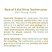 Hygiene Kids Toothbrush Set - With Non Slip Easy Grip Handles & Fine Bristles