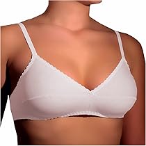 Reggiseno Cotton Style GIOS 301 - Puro Cotone, Coppa B, Bianco O Nero, Taglie 3-8 - Foto 5