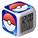 Produktbild Wwangyu Pokemon Anime Poker Ball Leuchtend LED-Farbwechsel Digitalen Wecker Mit Snooze Nachtlichttemperatur Anzeige 8 Alarm 12/24-Stunden-Umrüstung