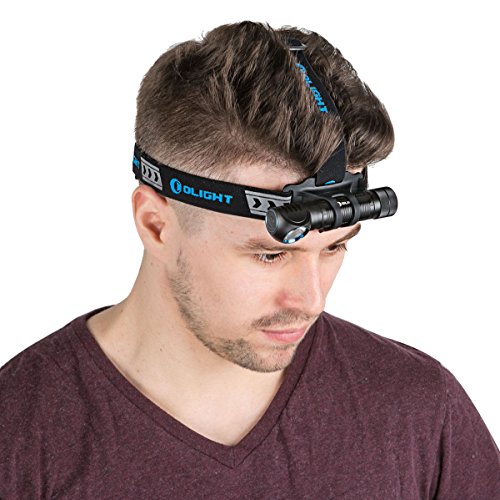 Olight® H2R Nova 18650 LED Stirnlampe Kopflampe Taschenlampe aufladbar mit CREE XHP50 LED Max 2300 Lumen,1 x 18650 3000mAh Akku (neutralweiß, kaltweiß) - 2