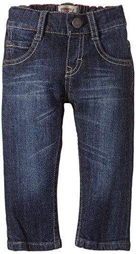 Levi's Baby Boys' Elastic Waist Straight Leg Jeans, Blue (Indigo), 12 Months