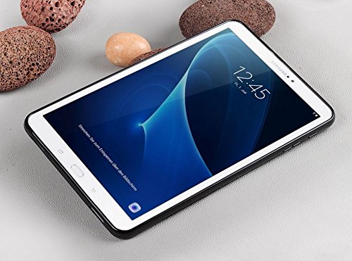 Hülle für Samsung Galaxy Tab A 10.1 SM-T580 T585 Zoll Schutzhülle Etui Tablet Tasche Smart Cover T580N T585N (Schwarz) NEU - 3