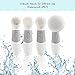 Beauty Nymph Face body Cleansers Exfoliators Stimulate Collagen,Pore Minimizer,Rapid Healing of Acne Spots, Scars, Body Acne,Portable 4-in-1 Cordless Multi-functional Facial Pore Cleaner Cleansing Brush