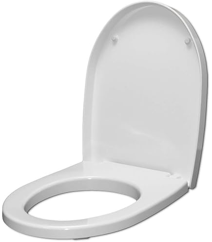 Copriwater Originale Ideal Standard Esedra - In Duroplast Termoindurente, 355x425x6 Mm, Bianco - Compatibile Con WC Storici - Foto 9
