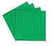 Premium Green Stackable Base Plates - 4 Pack 6" x 6" Baseplate Bundle with 30 New and Improved 2x2 Stackers - Tower Construction Compatible with All Major Brands