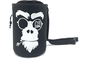BG Climbing Monkey Chalk Bag - Cool Chalk Bag Edition for Rock Climbing, Bouderling