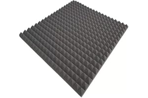 LENACUSTICA Pannelli Acustici piramidali 100x100x5cm. Elimina Eco e Riverbero.