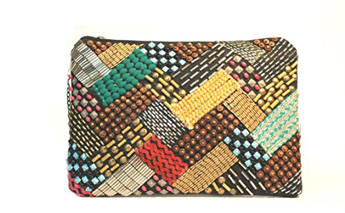 Preisvergleich Produktbild Sitara , Damen Umhängetasche schwarz bunt