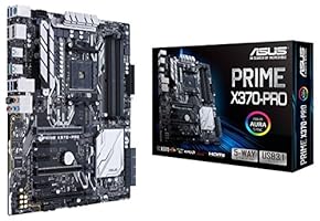 Asus Prime X370-PRO Mainboard Sockel AM4 (ATX, AMD X370, Ryzen, 4x DDR4 Speicher, 8x SATA 6GB/s, M.2 Schnittstelle, Aura)