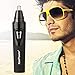 KooPower EB-1353 Nose Hair Trimmer [Wet/Dry] - Ear and Facial Clipper for Men and Women (Black)