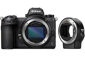 Nikon Z7 II + FTZ Adapter Mirrorless Camera Kit (45.8 megapixel, Ultra wide ISO, 10 fps Continuous Shooting, Duel Processor, Duel Card Slots)