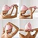 SwirlColor Sweet Type Dry Hair Cap Superfine Fiber Soft Towel Bath Head Wrap Turban - Peachblow