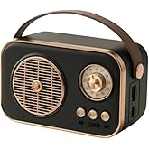 Retro Bluetooth Radyo &ndash; Nostaljik Tasarım, TF Kart ve USB Destekli