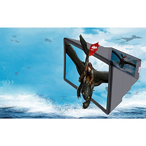 Ingrandimento Cellulare, HR ingrandimento schermo smartphone, lente d'ingrandimento portatile per iPhone, Samsung, Huawei ecc -8,2 pollici