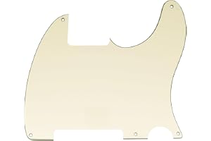 Musiclily Pro 5 Hål Tele Esquire Gitarr Plektrumskydd, 3-lager