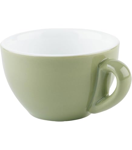 Excelsa Eclipse Lot De 6 Tasses Ug 230 L, Céraique, Blanc, Noir Et