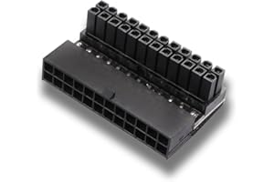 YAODHAOD ATX 24-pinowy adapter 90 stopni, prostokątny adapter do komputera stacjonarnego ATX płyta główna