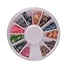 4 Wheels Combo Set 576pcs Nail Art Fimo Slices Tips Decal Pieces Accessories 3D DIY Decoration - Heart, Animal, Fruit, Butterfly Pattern by Nails gaga