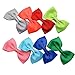 Homgaty 20X Baby Girl Ribbon Bows with Alligator Clips Children Hairpin Hair Bows Clips