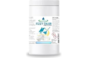 acquaverde | FIZZY CHLOR, Candeggina Effervescente in Pastiglie da 3,5 gr. - 1 kg, Cloro Attivo Multiazione per la Pulizia di Casa, Superfici, Bagno e Bucato: Igienizzante, Smacchiante e Sbiancante