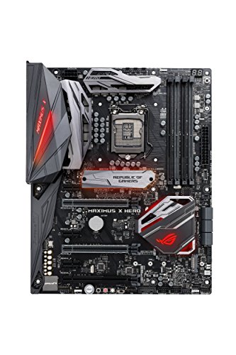 ASUS ROG Maximus X Hero - Placa Base Gaming  6 x PCIe 3 0  6 x SATA III  9 x USB 3 1  HDMI  LGA1151  Intel HD Graphics  DDR4 4133 MHz 