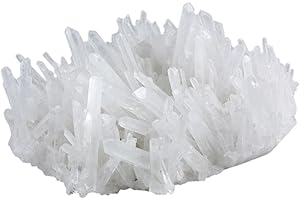 Nupuyai Natürliche Bergkristall Druse Rohstein Unregelmäßig Kristall Cluster Drusenstück Reiki Heilstein Dekoration