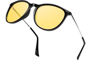 LVIOE Nachtsichtbrille Damen Herren Polarisiert Nachtbrille zum Autofahren Anti-Glanz