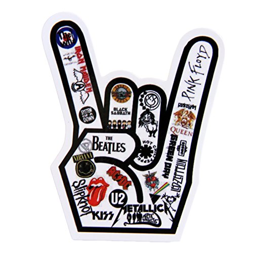 Preisvergleich Produktbild NAVA Rock Geste Band Kofferraum Skateboarding Laptop Auto Abziehbild