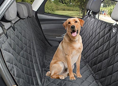 Dog Seat Cover For Cars - Waterproof Nonslip Backing With Seat Anchors - Hammock Style, Luxury Pet Car Seat Protector - Universal Fit