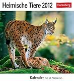 Heimische Tiere 2012. Postkartenkalender: Kalender mit 53 Postkarten by
