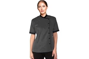 Chef Apparel Short Sleeves Women's Ladies Chef's Coats Jackets