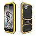 Produktbild E & L W6 IP68 Wasserdicht Staubdicht Shockproof 4.5 Zoll Android 6.0 Smartphone MTK6735 Quad Core 1.3GHz 1GB RAM 8GB ROM 4.5 '' Dual Sim 2600mAh 4G Handy (Gelb)