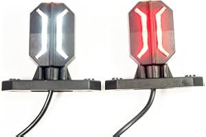 ‎WEB TRUCK Web Truck 2 x LED Gummi Begrenzungsleuchte Seitenleuchte modern 12V 24V mit E-Prüfzeichen Positionsleuchte Auto LKW PKW Wohnwagen KFZ Lampe Leuchte Licht Weiß Rot Orange