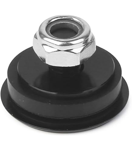 Tappo In Alluminio Per Foro Tergicristallo Posteriore 40mm, Con Guarnizione O-ring, Nero