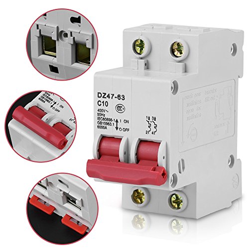 Preisvergleich Produktbild 10A AC400V Leitungsschutzschalter DZ47-63 50Hz Schaltleistung 6000A