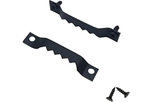 EESTECK 50 Pack Sawtooth Picture Hangers Metal Photo Frame Hangers Small Picture Hook Hangers with Screws for Home Decoration Hanging Wall Clock Decorative Paintings Artwork Picture Frame Hooks - Black