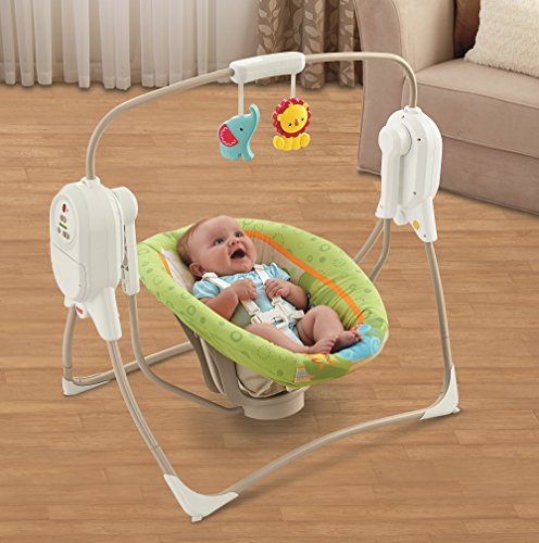 Mattel BFH05 – Fisher-Price Rainforest Babyschaukel, zusammenklappbar - 5