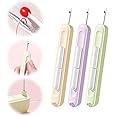 Goktvai 3 Pezzi Guida Cucitura Magnetica 2 In 1 – Con Scucitore Incorporato – Accessorio Universale Per Macchina Da Cucire