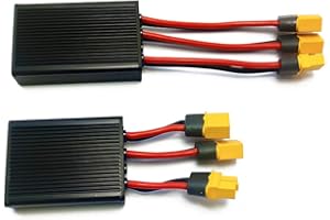 HALLOMOTOR 24V 36V 48V 52V 60V 72V 30A 40A Double connecteur de Batterie pour Deux Batteries dans Le Module d'égalisation parallèle