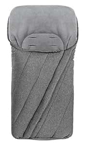 Bebamour Fußsack Kinderwagen - Universal Winter Fußsack 0-36 Monate Dark Grey