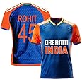 Ind T20 Cricket Jersey 2024 Virat Kohli_Dhoni,Rohit,Hardik,Rishabh,Rahul,Surya,Gill (Men,Kids,Boys)
