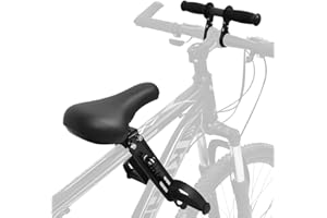 TGKYK Child Bike Seat Attachment, Kids Bike Seat with Handlebar Attachment, Front Mounted Bike Seat for Kids Bike, Detachable Toddler Bike Seat for Children Aged 2-5 Years (Up to 48 Pound)