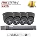 Produktbild 5 MP HIKVISION CCTV Sicherheit System Full HD 4 K Turbo DVR 4 CH 4 Kanal HD H.265 TVI + 1TB 2TB 3TB 4TB 6TB Hik 5 MP 2,8 mm 40 m-Dome Turret Kamera Night Vision exir Smart IR Kameras Home Office Kit P2P App UK Verkäufer ds-7204huhi-k1 ds-2ce56h1t-it3e